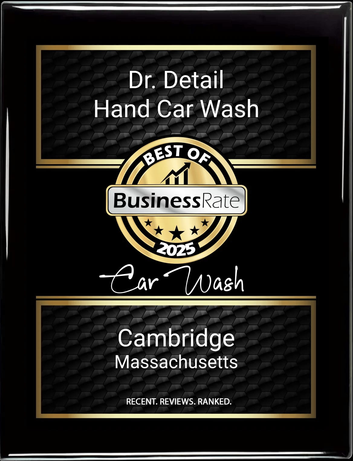Best of BusinessRate 2025 - Dr. Detail Hand Car Wash, Cambridge MA